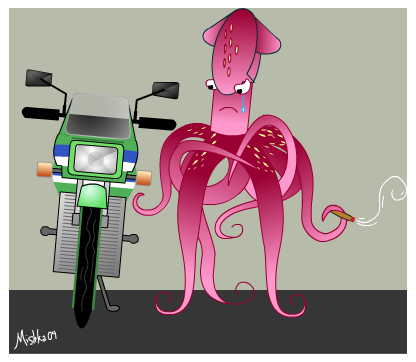 sad squid